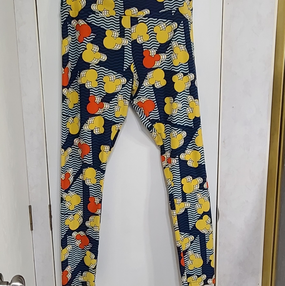 Mickey Mouse LuLaRoe Leggings; Tall and Curvy